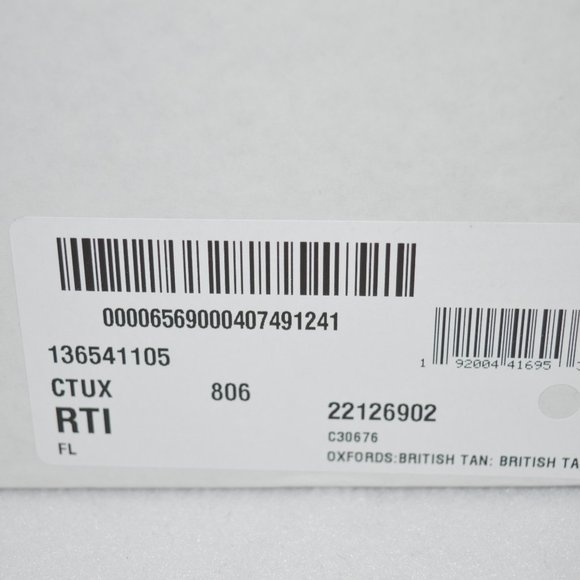 Cole Haan Frankland  British Tan Oxford Dress Shoe - Picture 8 of 8